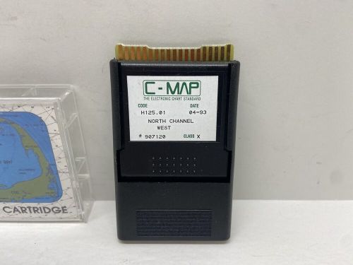 C-map electronic chart cartridge h125.01 #907120 class x north channel - west