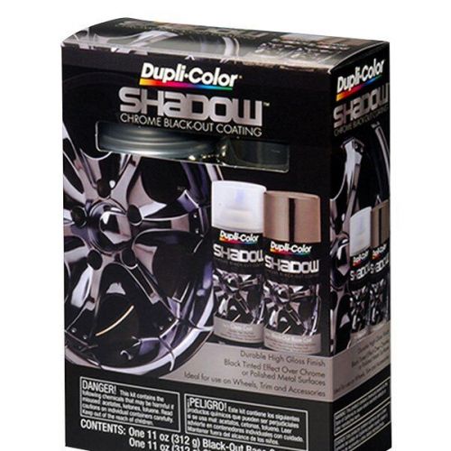 Dupli-color shd1000 - shadow™ 11 fl. oz. chrome black aerosol out coating kit