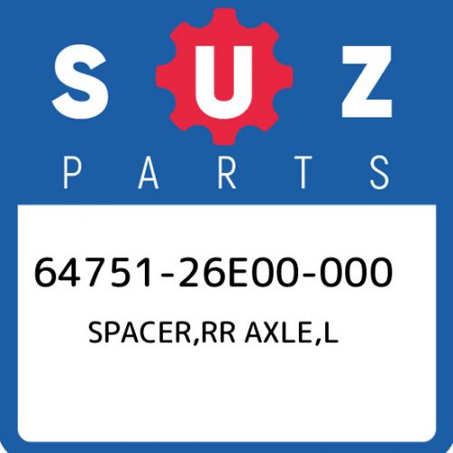64751-26e00-000 suzuki spacer,rr axle,l 6475126e00000, new genuine oem part