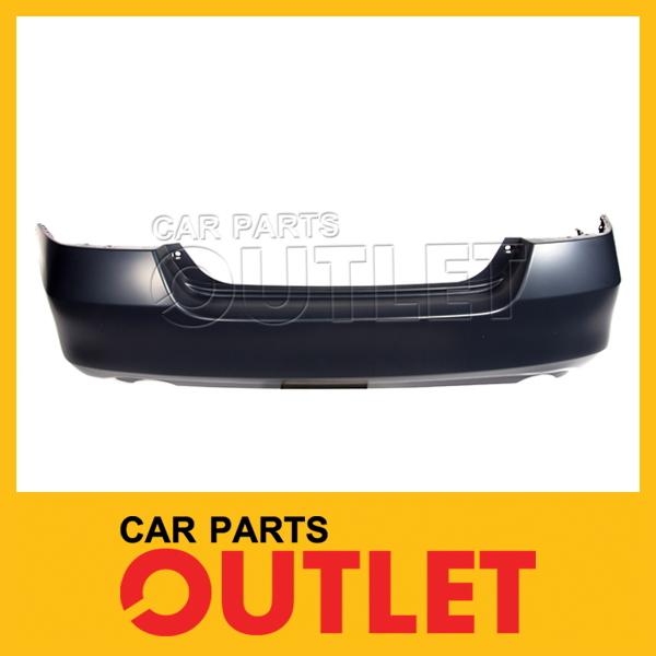 06 07 honda accord 4dr rear bumper assembly primered facial plastic fascia cover