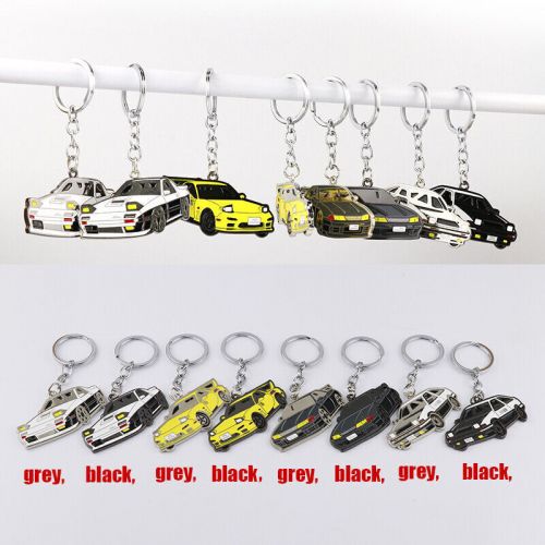 For toyota ae86 black metal 3d key ring car model keychain jdm keyring key chain