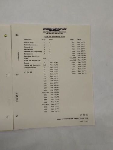 British aerospace 4-way selector part no. 8661c component maintenance /parts