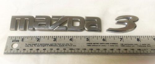 Mazda 3 badge emblem logo 215