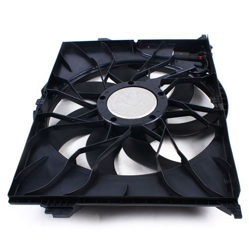 Radiator cooling fan assembly for mercedes benz s550 base sedan 2007-2013 600 w