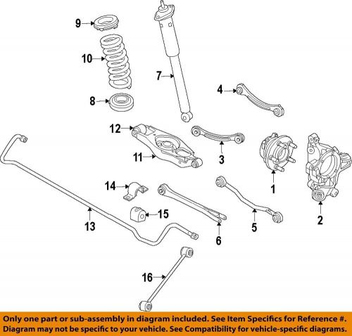 Chrysler oem 15-20 300 rear suspension brake components-hub assy right 5181925ac