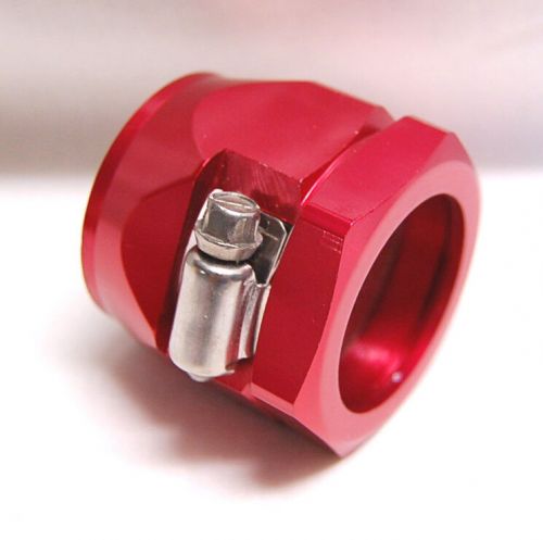 Magna clamp 1/2&#034; id radiator aluminum anodized hose end red .841 outside