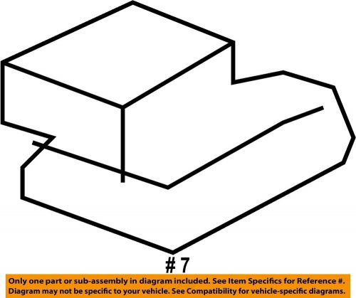 Honda oem front bumper-license frame nut 90305sm4000