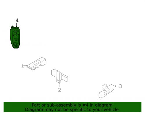 Genuine audi keyless entry transmitter 4n0-959-754-am-tke