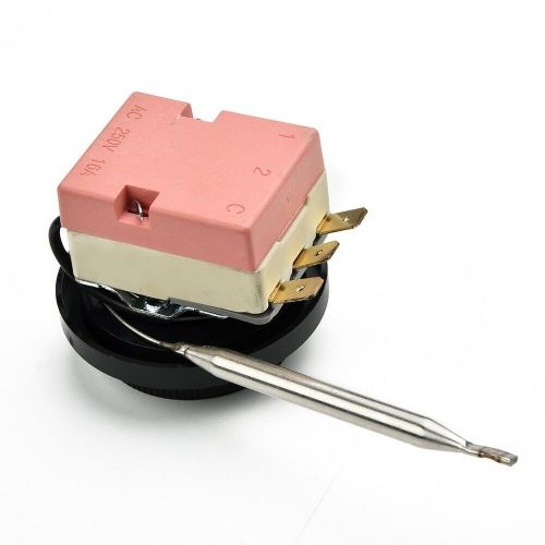 Adjustable electric fan thermostat switch, radiator temperature control probe