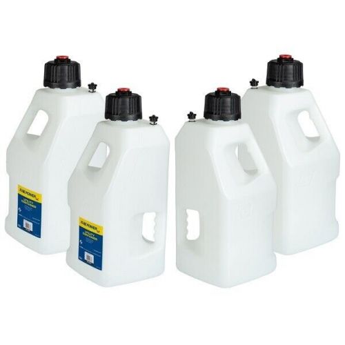 Fire power® 300-00900 - 5 gallon white utility lc2 fuel container 4pk