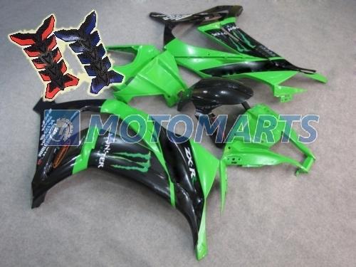 Free tank pad! injection fairing body kit for kawasaki ninja zx10r 2011 2012 ab