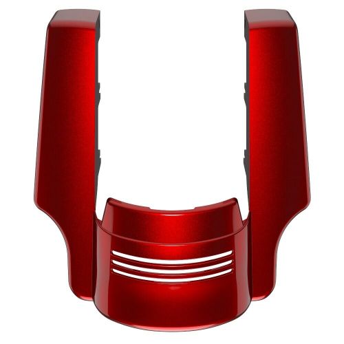 Heirloom red fade rear fender extension for 2009+ harley street road king glide