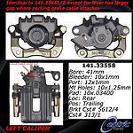 Centric parts 141.33558 rear left rebuilt caliper with hardware