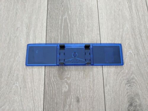 Broadway flat interior clip on rear view blue tint mirror 300mm wide