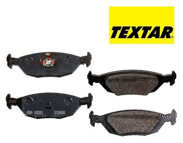 Textar premium rear disc brake pads set 21089150 d322t