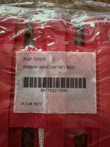 New 721015rqp red racequip ribbon style race car window net