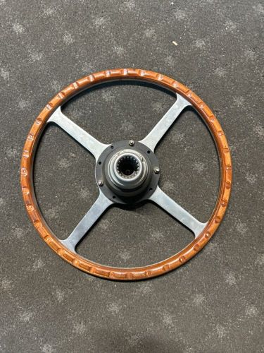 15 inch flat 4 bar schroder steering wheel and race quick disconnect hub adapter