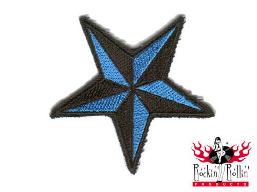 Patch - nautical star blue-