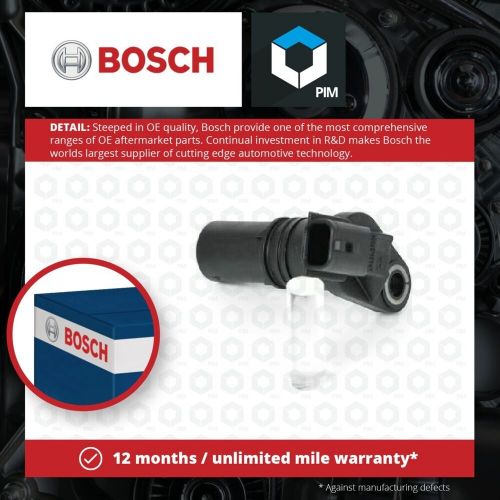 Rpm / crankshaft sensor fits nissan juke f15 1.5d 10 to 19 bosch 237315x20a new