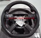 Black carbon fiber steering wheel for 2005 2006 2007 2008 2009 2010 300c srt8