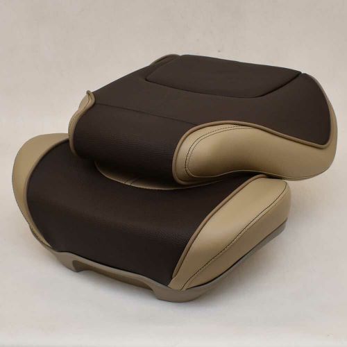 Crestliner folding fishing boat seat brown beige 2206153