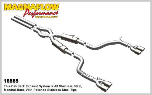 Magnaflow 16885  dodge challenger srt-8 hemi stainless cat-back system exhaust