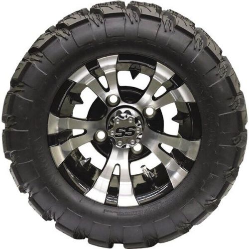 Ocelot 10x7, 4/4, 3+4 d118 golf cart wheel and ocelot 18x9-10 aurora gt tire kit