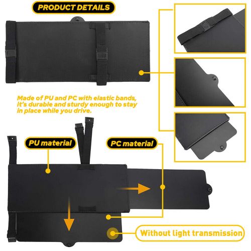 Car sun visor extension extender shield truck front side window shade anti glare