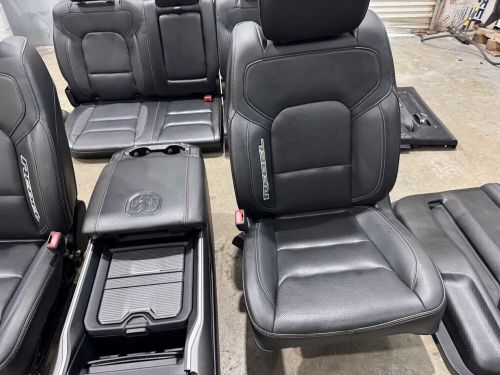 2019-2024 ram 1500 rebel complete interior set seats door panels center console