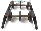 Vintage kitty cat snowmobile skid &amp; bogie wheel idler wheel kawasaki