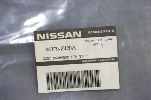 New oem rear lh seat cover 2006-2008 nissan titan 88370-zj20a cloth steel gray