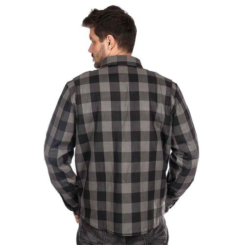 Motorbike motorcycle lumberjack flannel kevlar lined shirt ce protect armour