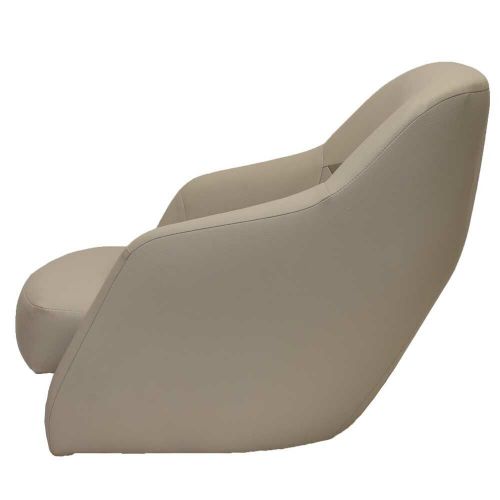 Taylor made pontoon boat bucket helm seat 433094 | champagne dove gray