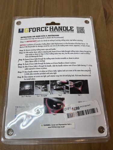 Th marine gfh-1r-dp g-force trolling motor handle &amp; cable