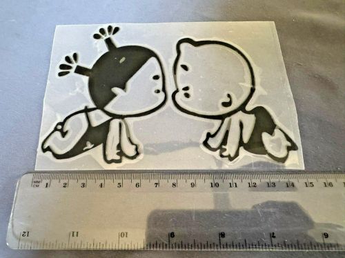 New car quality sticker decals funny baby foot baby on board