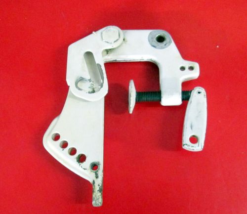 1984 chrysler 7.5 hp outboard fk567532 port side clamp bracket &amp; thump screws