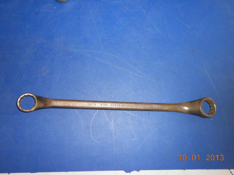 Proto los angeles 15/16" x 1" double box end wrench #8185  vintage 