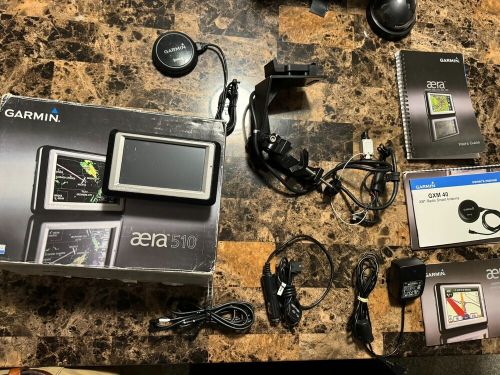 Garmin aera 510 gps with accessories