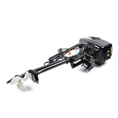 Hangkai 1200w electric outboard motor trolling boat engine 508mm long shaft