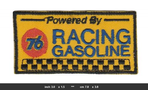 76 union patches embroidered sew iron on gasoline racing team nascar usa v04