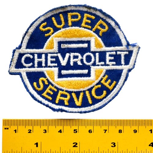 1970s super chevrolet service patch patch usa automobilia Ø approx. 7.5 cm-