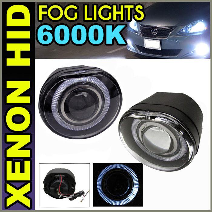 Xenon hid 02-04 jeep liberty halo projector fog lights