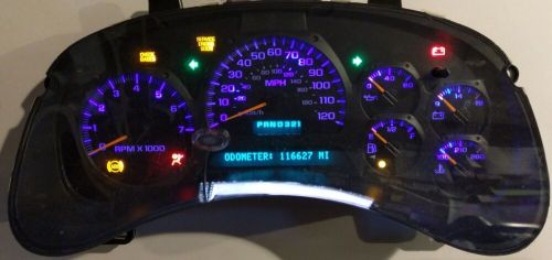 Gmc chevy trail blazer instrument cluster software &amp; odometer calibration serv