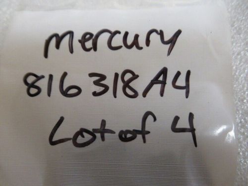 C36 mercury quicksilver 816318a 4 vent plug lot of 4 oem new factory boat parts