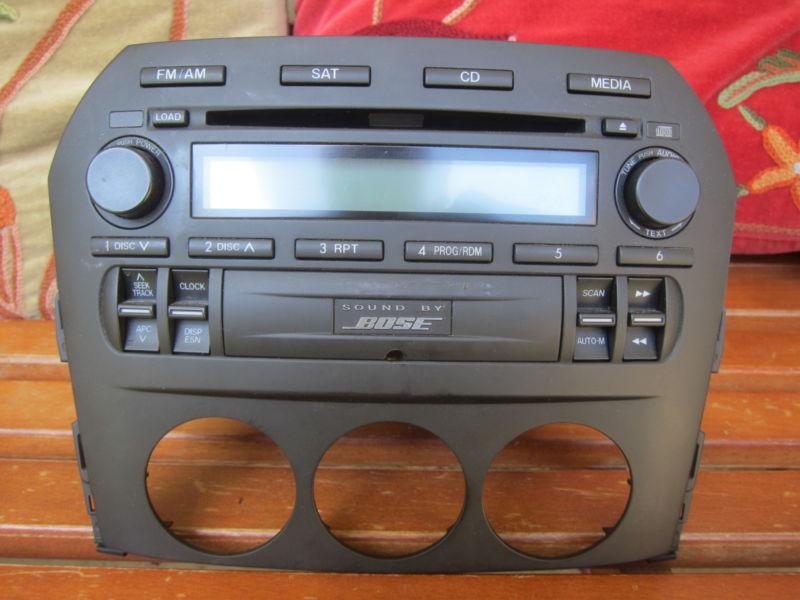 Bose stereo head unit 2006 mazda mx5 gt miata perfect condition money back gty