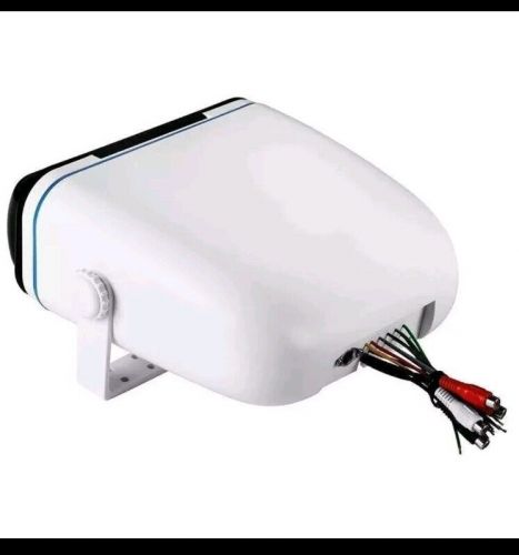 Boss audio universal marine housing #mrh7 waterproof radio boat white