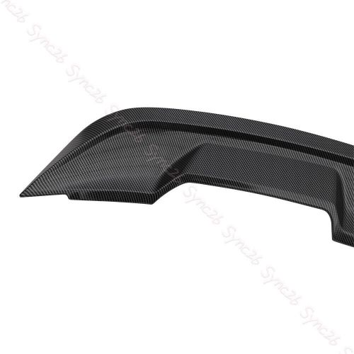 For 15-22 ford mustang 5.0l v8 gt style rear spoiler wing carbon fiber new