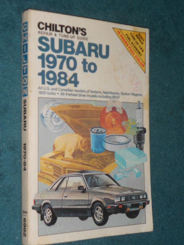 1970-1984 subaru shop manual / service book brat++ 83 82 81 80 79 78 77 76+