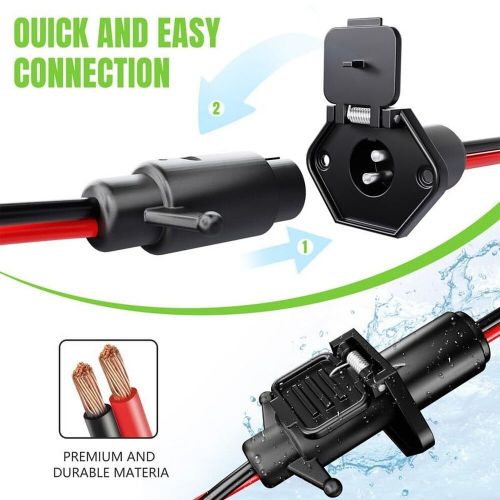 12-24v 8 gauge 2 wire trolling motor plug,trolling motor plug and receptacle ...