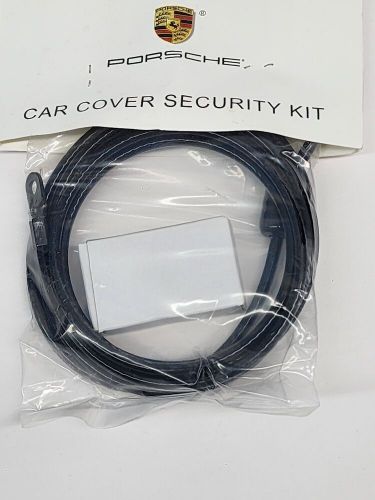 Porsche original factory car cover security kit - new - free fast shipping!